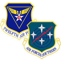 Official shields of 12th Air Force Air Forces Southern Official shields of 12th Air Force Air Forces Southern